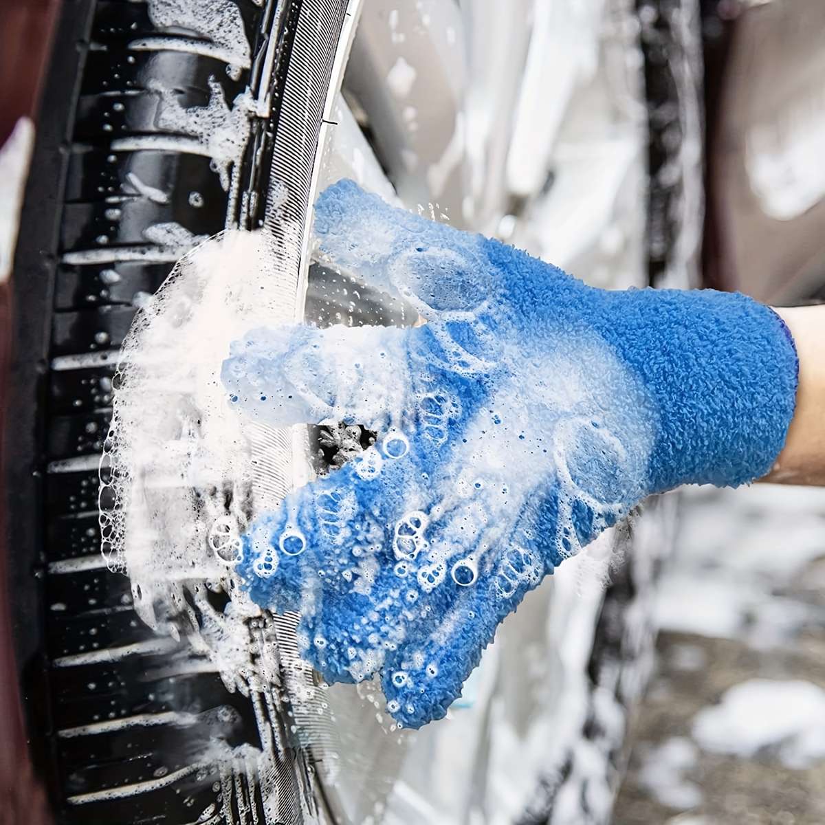 1 Pair Yellow Multi Purpose Work Gloves