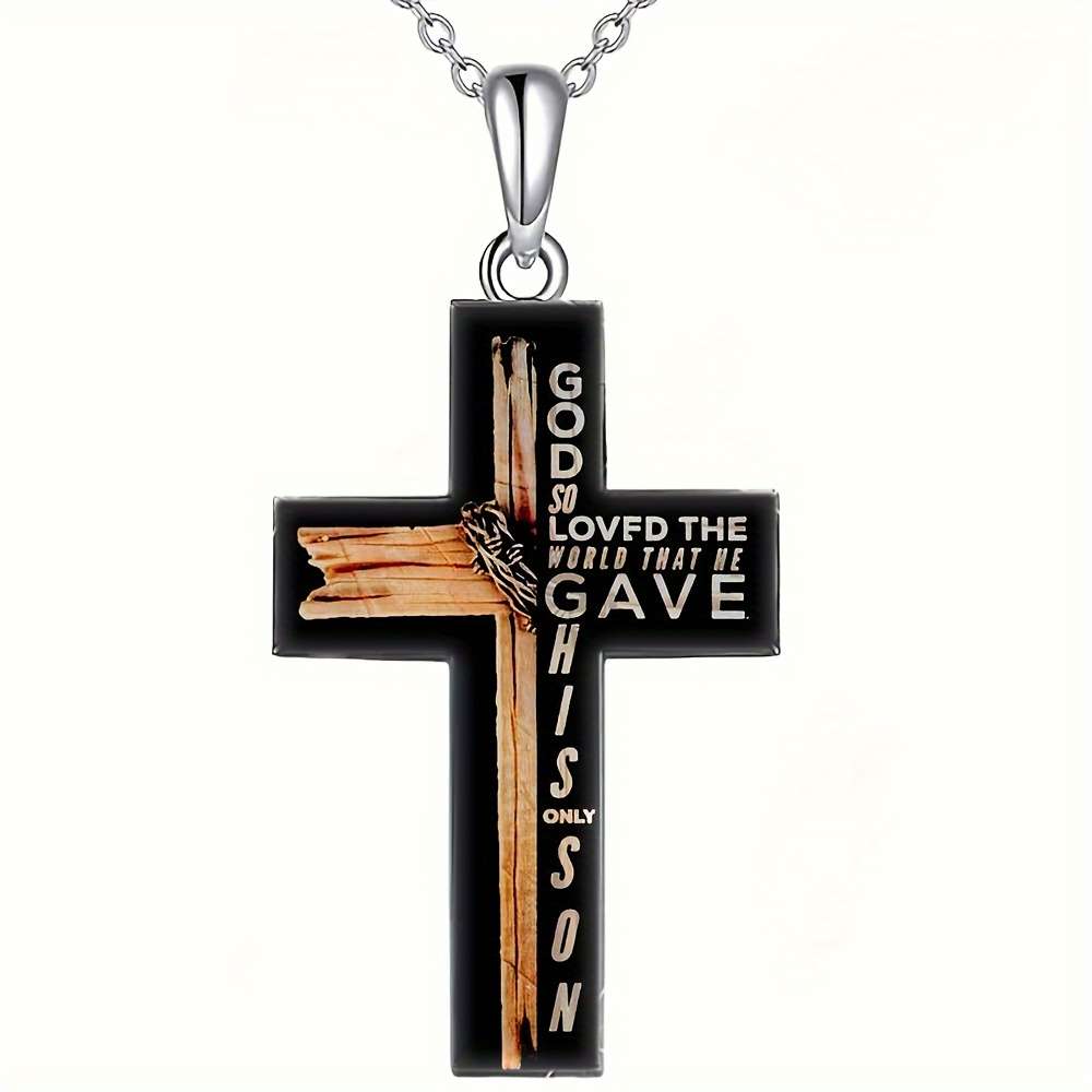 1 Piece Cross Jesus Theme Pendant