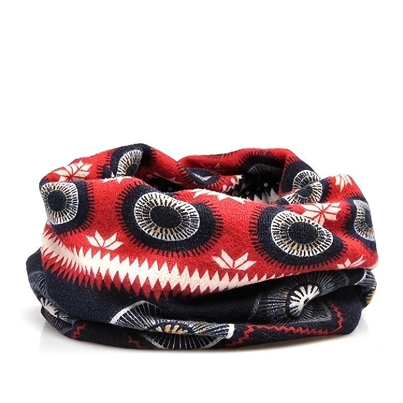 1pc Ethnic Style Beanies Pullover Hat Winter Cap Casual Skull Hat For Men Women Hip Hop Cap Ski Cap