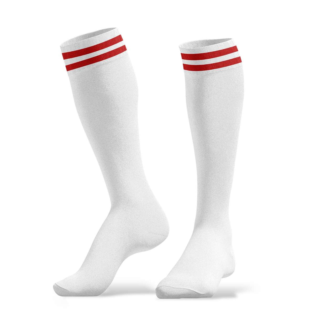 1 Pair Red One Size Socks