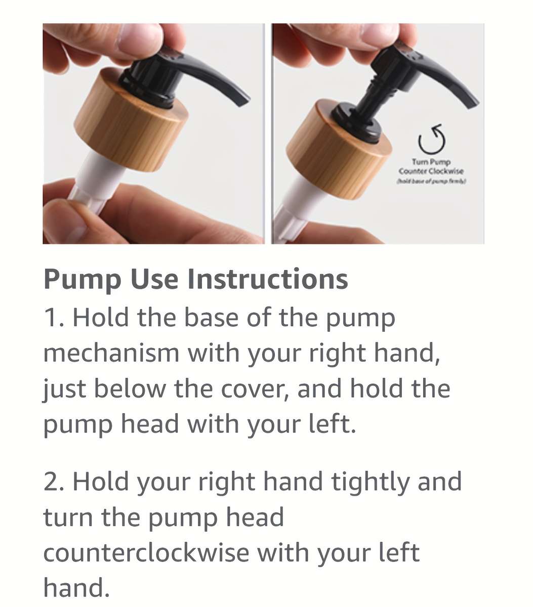 2pcs Plastic Soap Dispenser For Bathroom Bamboo Pump   17oz2 Kitchen Soap Dispenser Set Dis