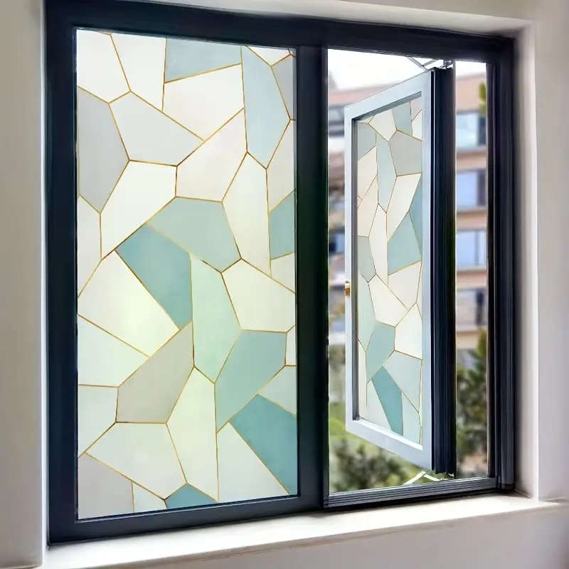 1 Piece Of Geometric Privacy Window Film