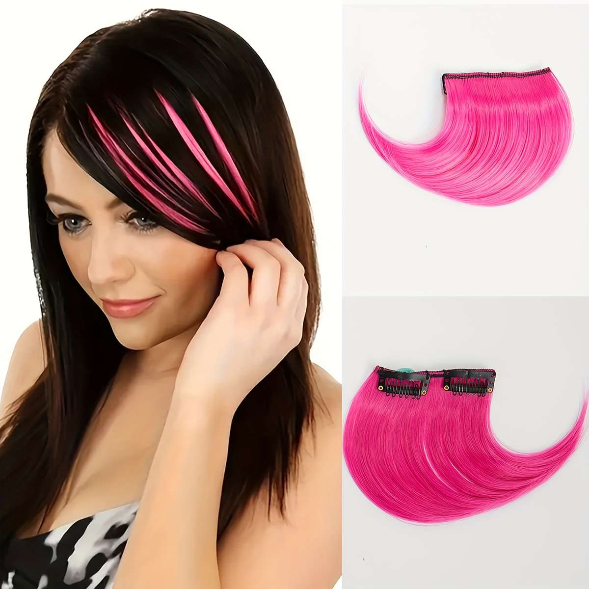 Pink 15.24Cm Fashion Design Wig