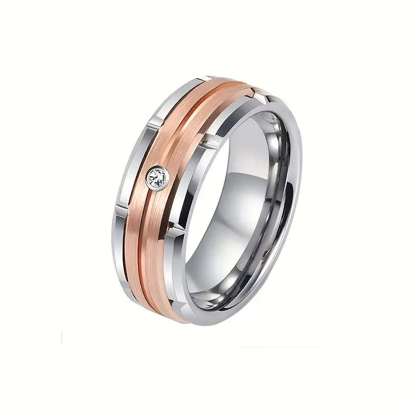 Men's 8mm Wide Titanium Ring
