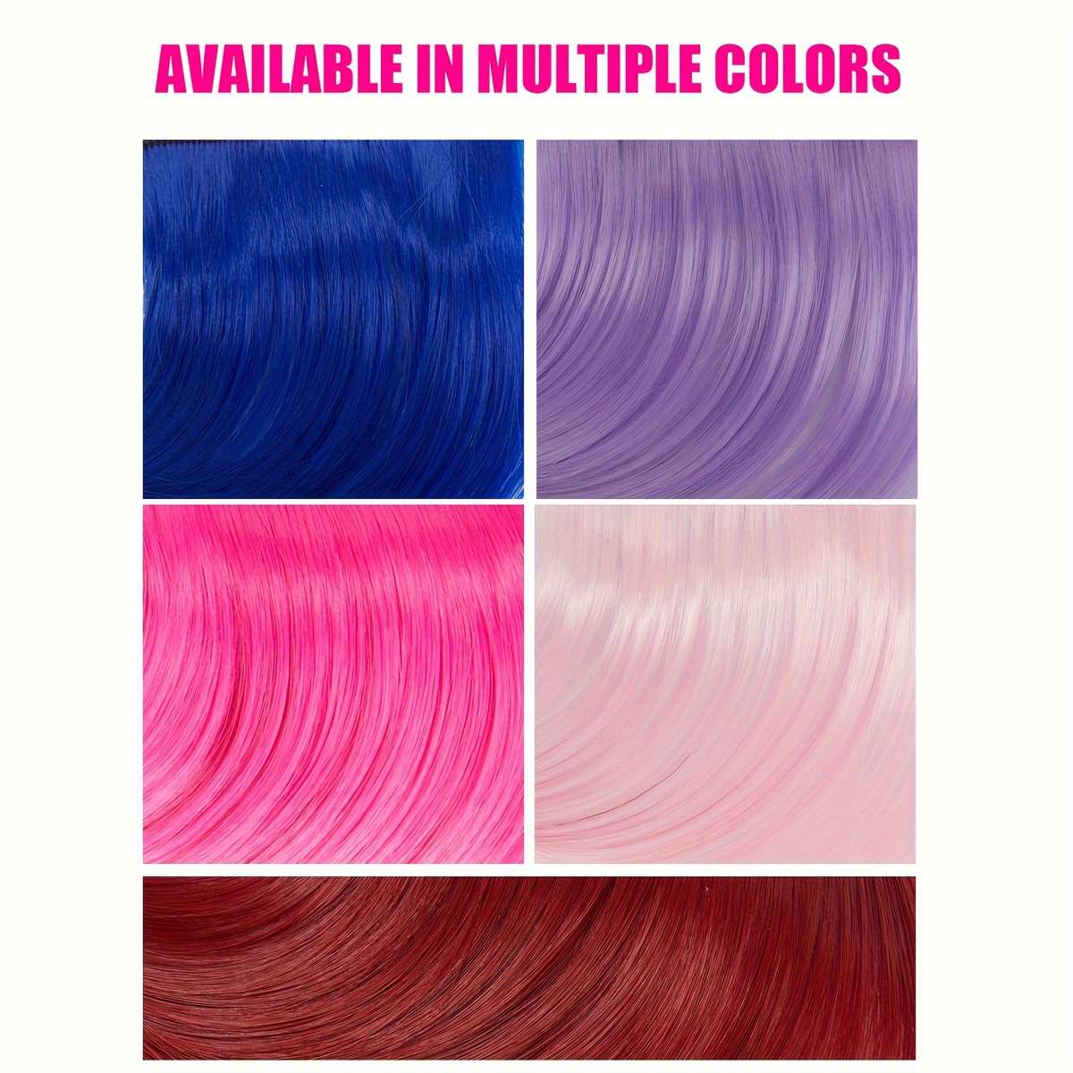 Pink 15.24Cm Fashion Design Wig