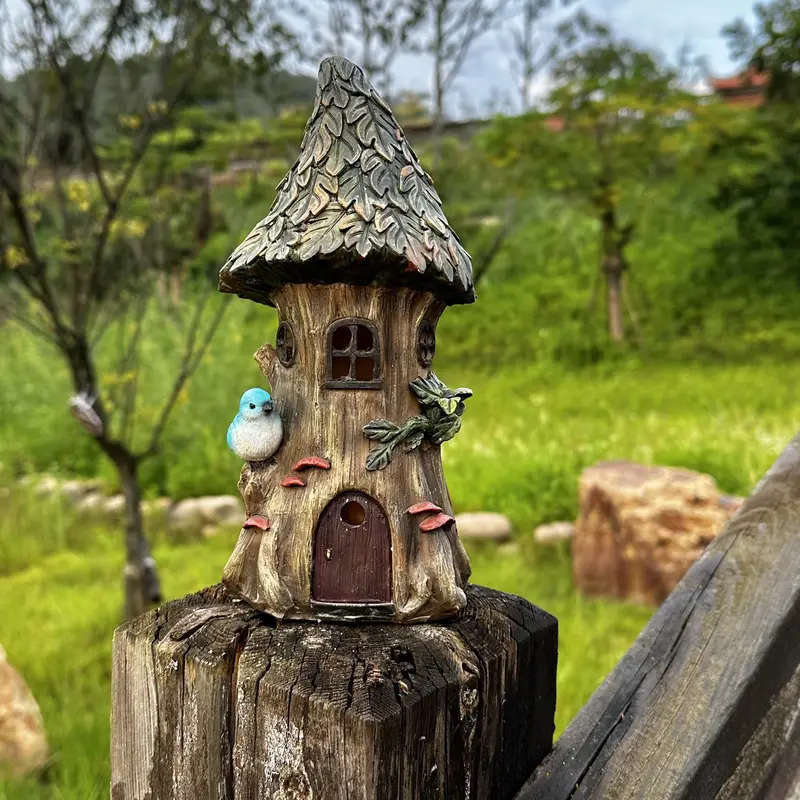 Solar Tree House Lights for Gardens and Patios