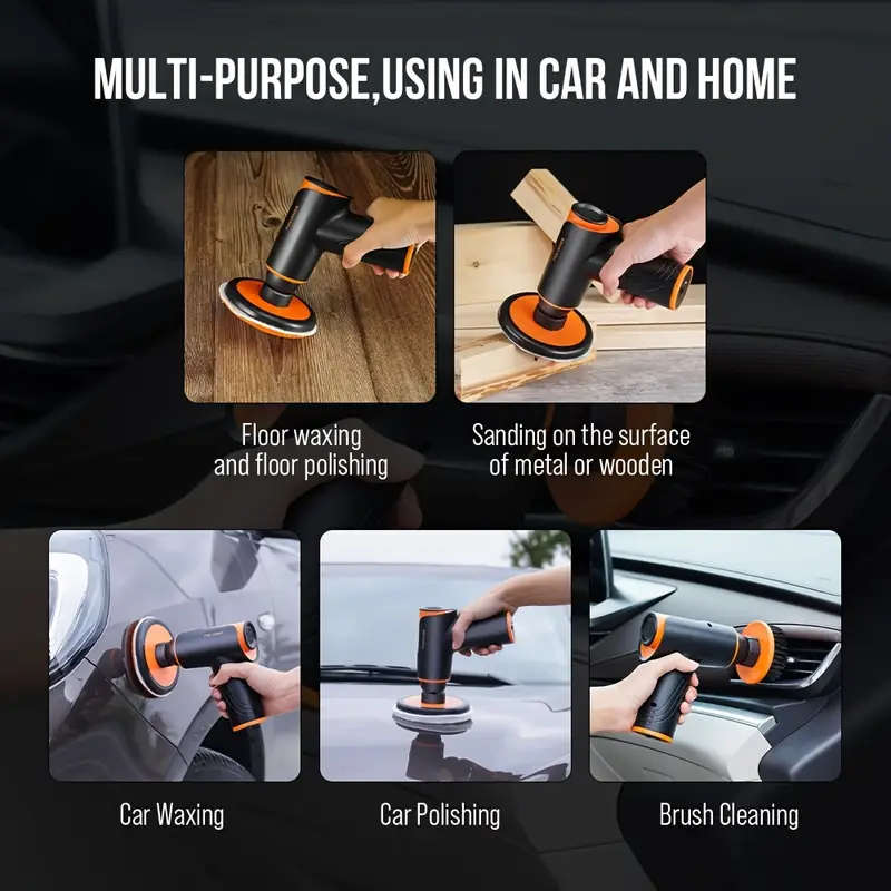 100W Wireless Portable Car Waxing and Polishing Machine