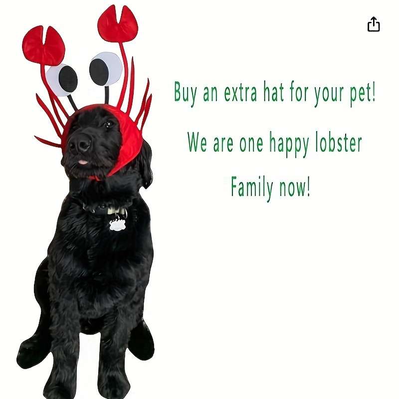 1pc Cute Funny Crab Hat For Unisex Gift