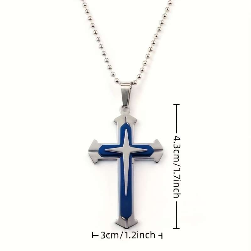 1 Piece Black Jesus Theme Pendant