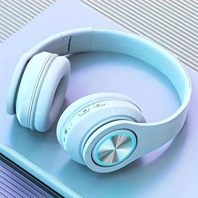 1pc Wireless Headphones With Headband Support Card Insertion Wired Wireless Multifunctional Use Colo