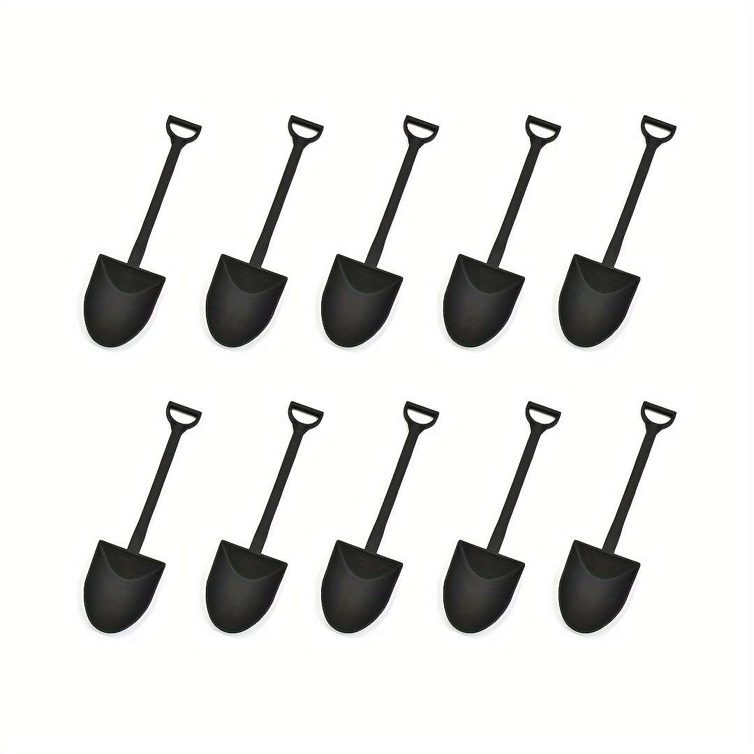 50Pcs Plastic Disposable Mini Ice Cream Dessert Scoop