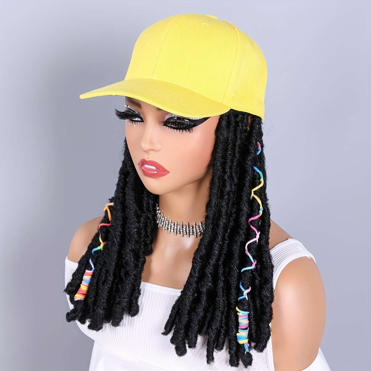 1Pc Yellow 30.48cm Fashion Design Wig