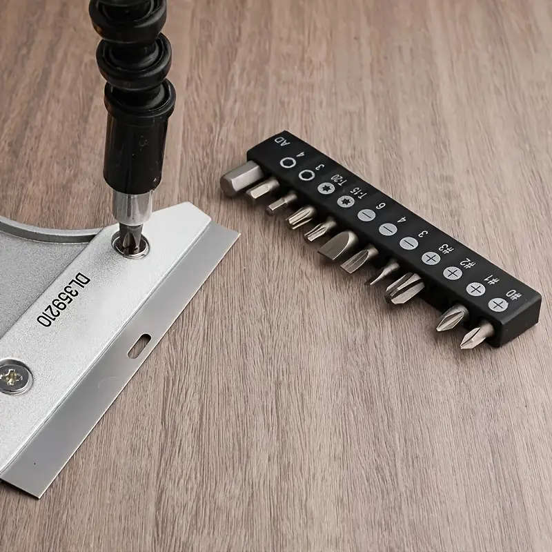 12-Piece Mini Ratchet Offset Screwdriver Bit Set