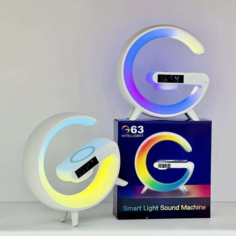 G63 Mini Colorful Ambient Light Wireless Charging Audio, smart Multi-function Music Desk Lamp
