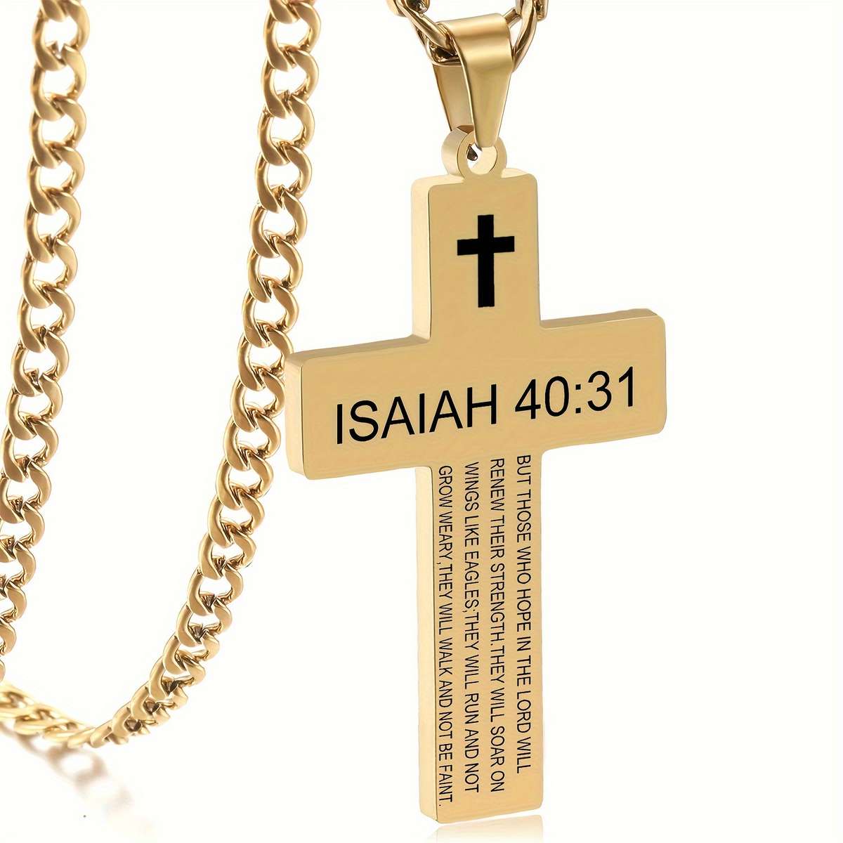 1 Piece Black Jesus Theme Pendant