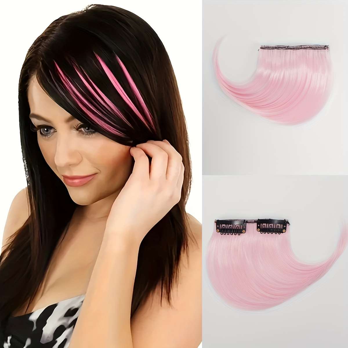 Pink 15.24Cm Fashion Design Wig
