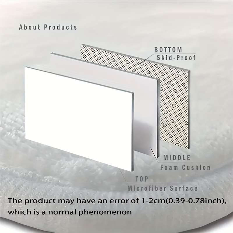 1Pc 15.7x23.62inch 40x60cm Floor Mat