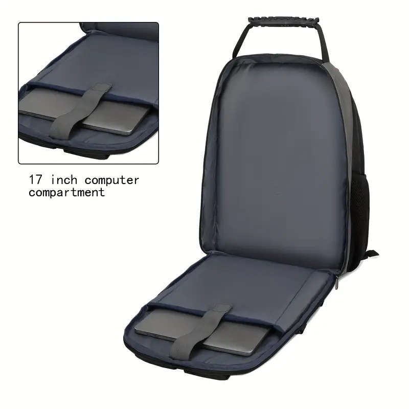 A travel notebook laptop backpack a durable business backpack with USB charging port suitable