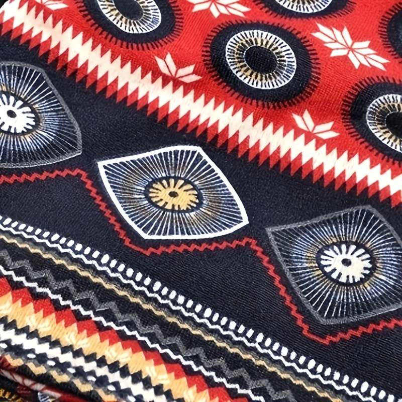 1pc Ethnic Style Beanies Pullover Hat Winter Cap Casual Skull Hat For Men Women Hip Hop Cap Ski Cap