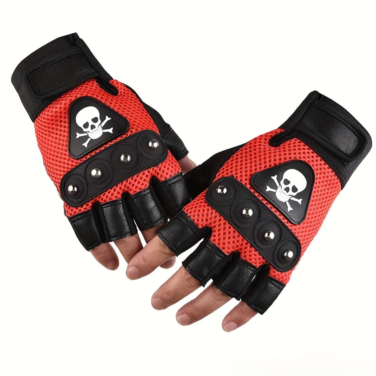 1 Pair Blue Outdoor Sports Gloves