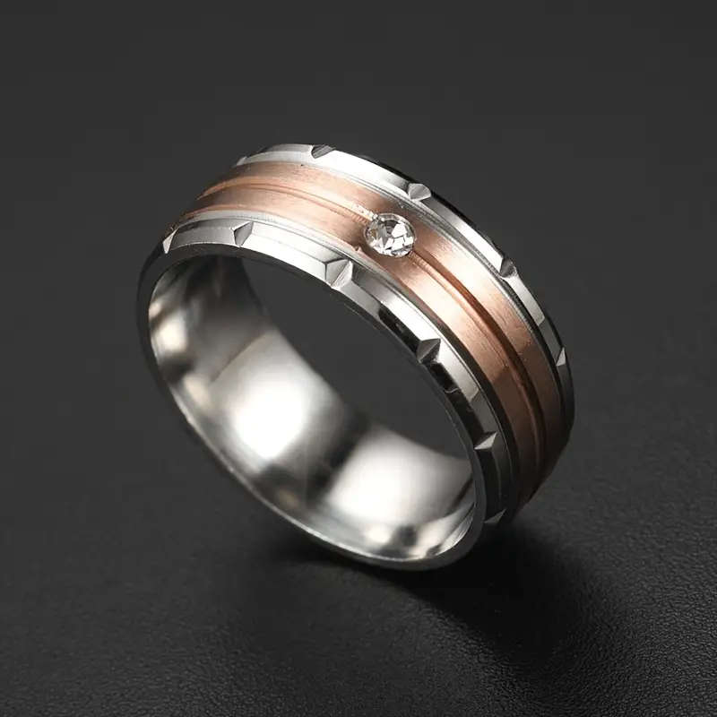 Men's 8mm Wide Titanium Ring