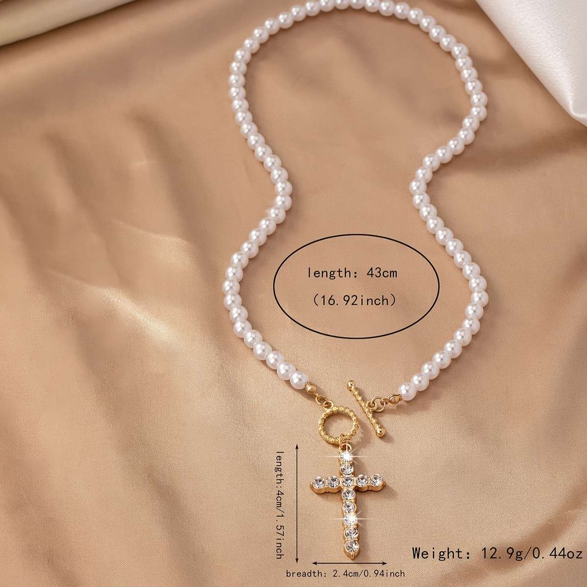 1 Piece White Jesus Theme Pendant