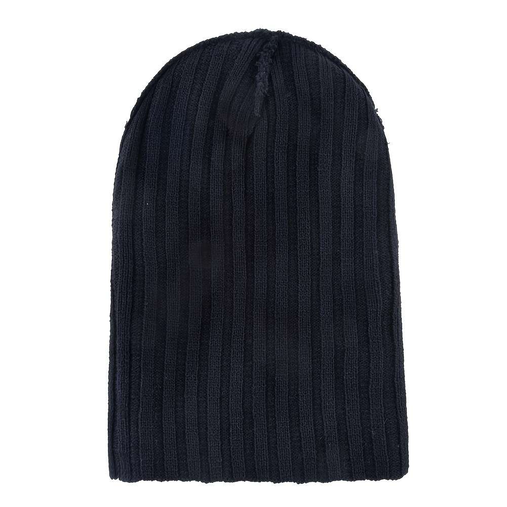 Men's Winter Knit Beanie Relaxed Style Windproof and Warm Suitable