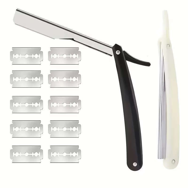 One Shaving Razor with Ten Premium Blades