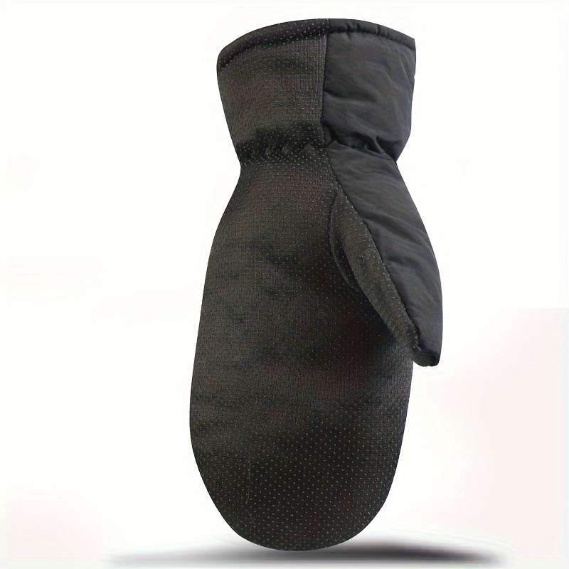 1 Pair Black Reinforcement Warm Gloves