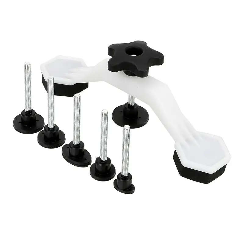 Car Dent Repair Tool Kit With Glue Tabs Bridge Shape Hand Puller Abs Material