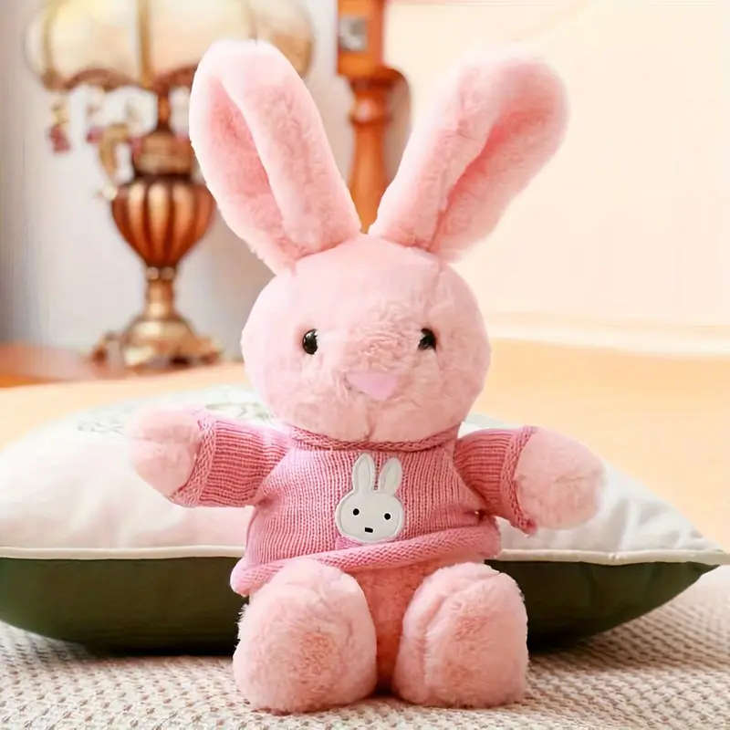 Cute Sweater Bunny Plush Toy Blue