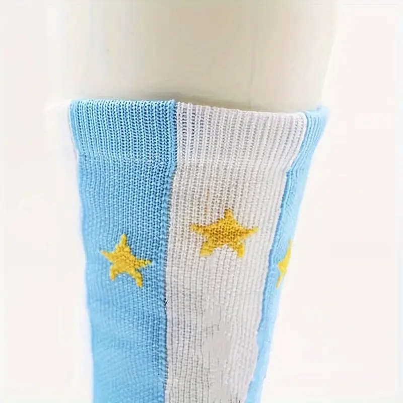 Mens Athletic Socks, Polyester Blend with Spandex