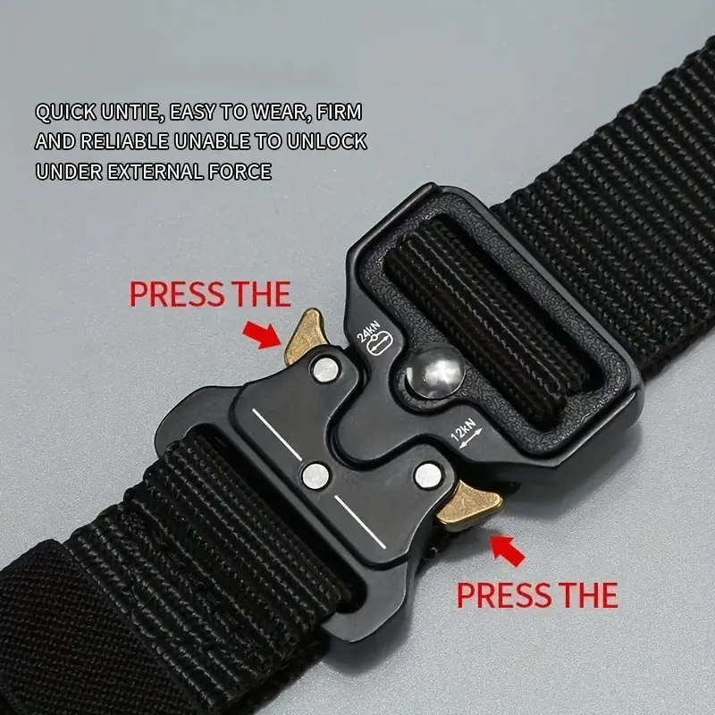 New Multi Functional Outdoor Belt Buckle Mountaineering Backpack Nylon Clasp Tactical Belt Acces