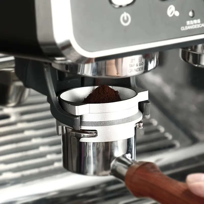 Breville 54mm Portafilter Dosing Funnel With Grinder Trigger - Silver