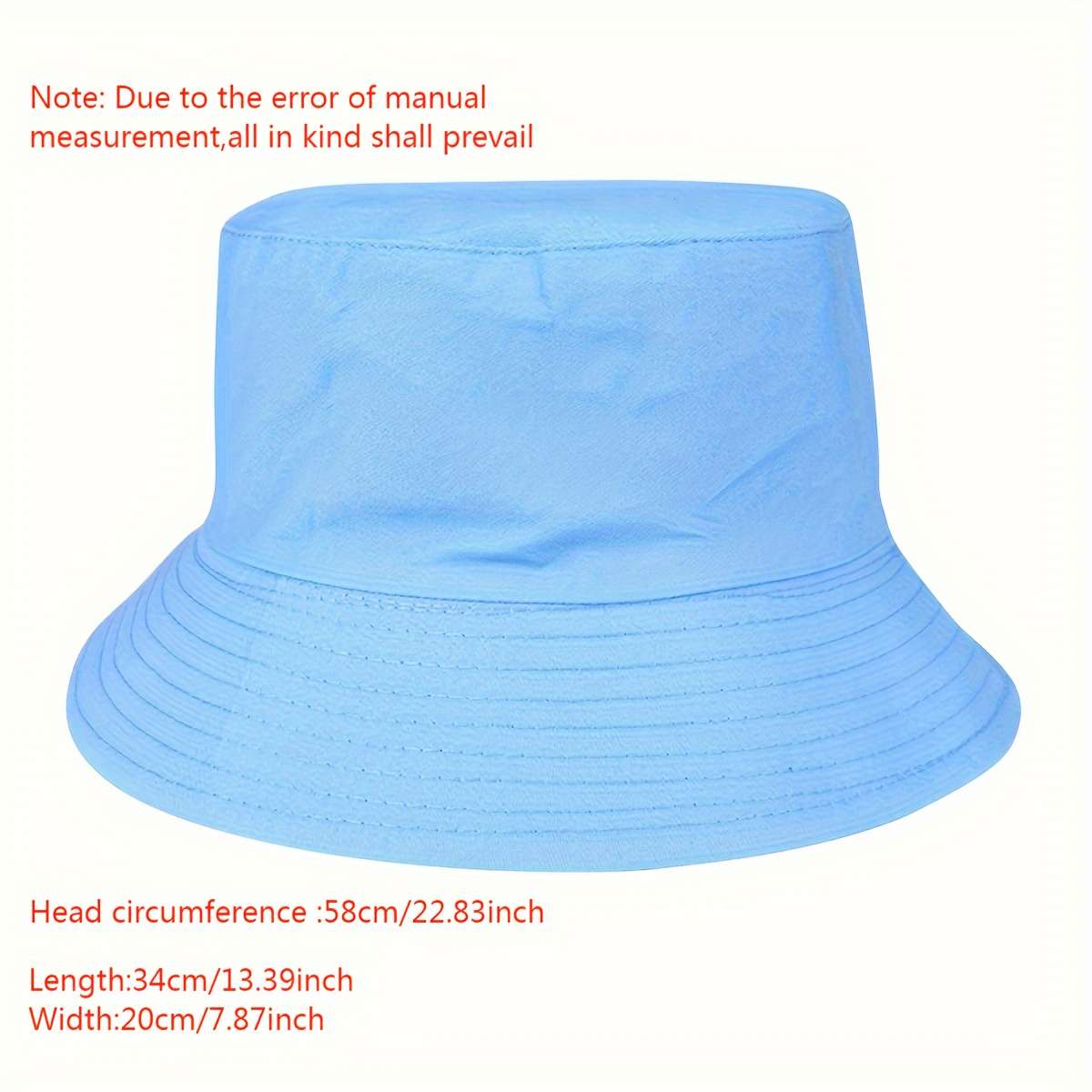 Hat Orange Size 58Cm