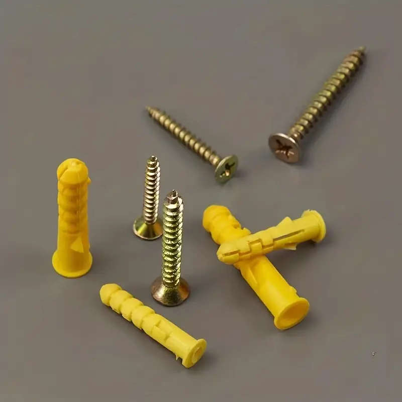 180 Pcs Self Tapping Screws With Plastic Expansion Tube In Box