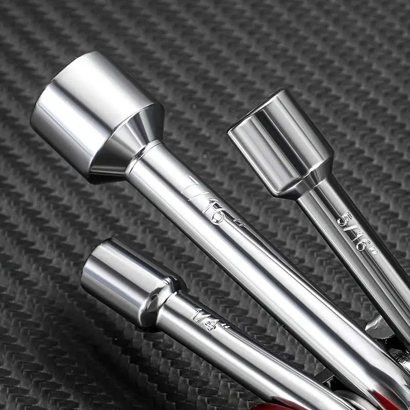 1pc Portable Wrench Mini Folding Hexagon Socket Wrench