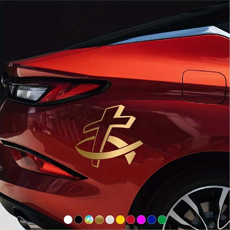 1pc Red Jesus Christian Themed Stickers