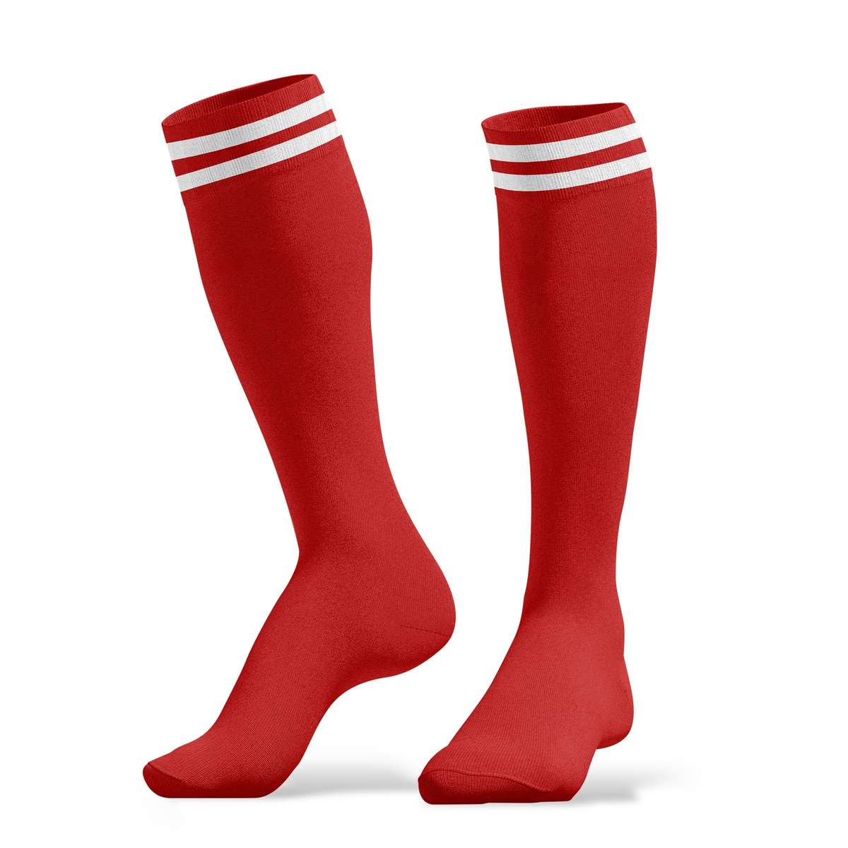 1 Pair Red One Size Socks