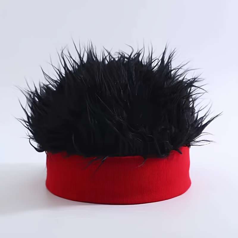 1pc Vintage-Inspired Men's Brimless Hat in Gray White Retro Street Style Performance Access