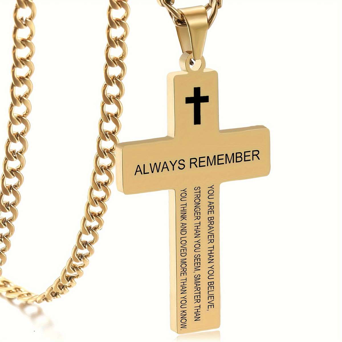 Golden Jesus Theme Pendant