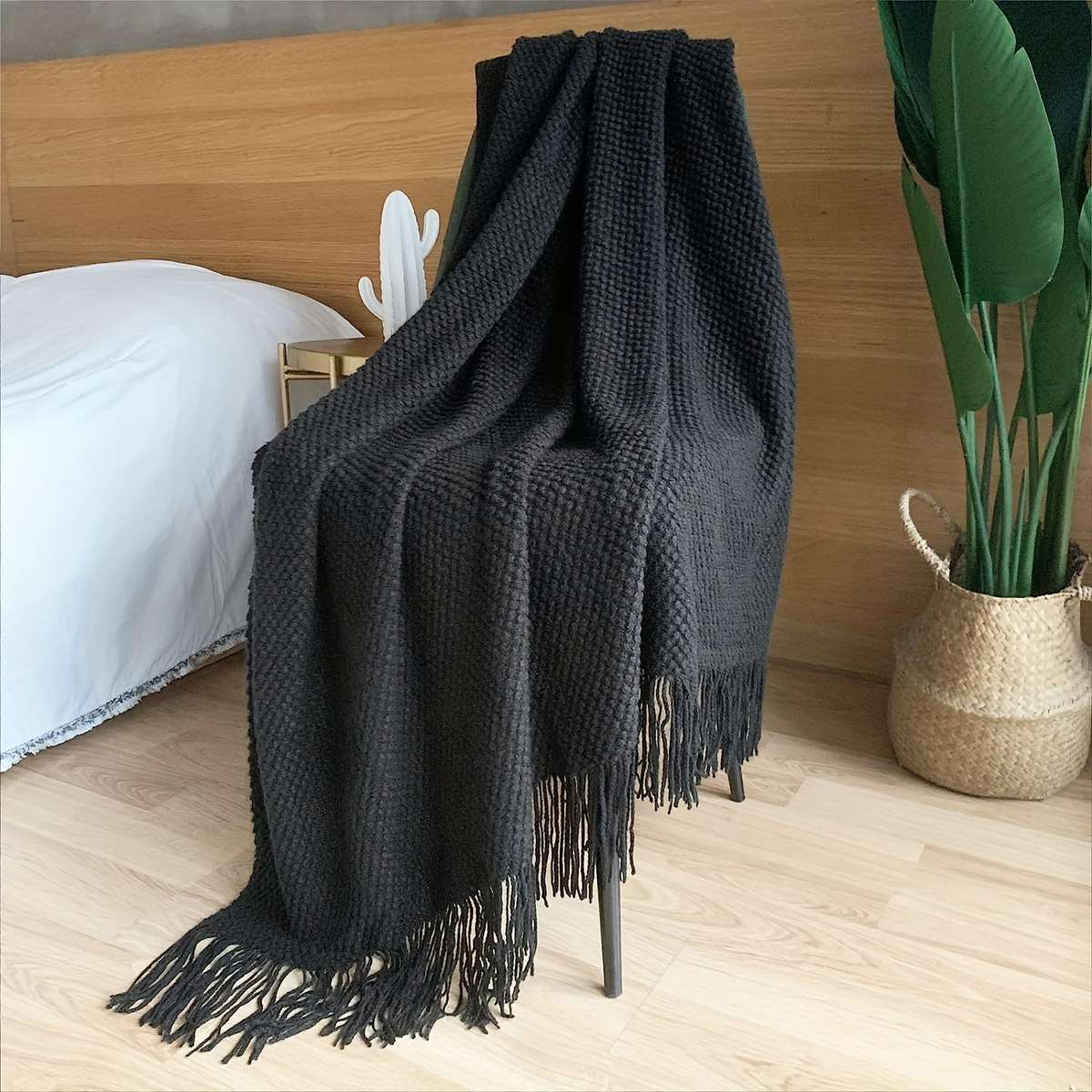 Blanket Color Rust size 152.4cmx203.2cm