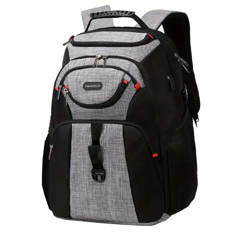 A travel notebook laptop backpack a durable business backpack with USB charging port suitable
