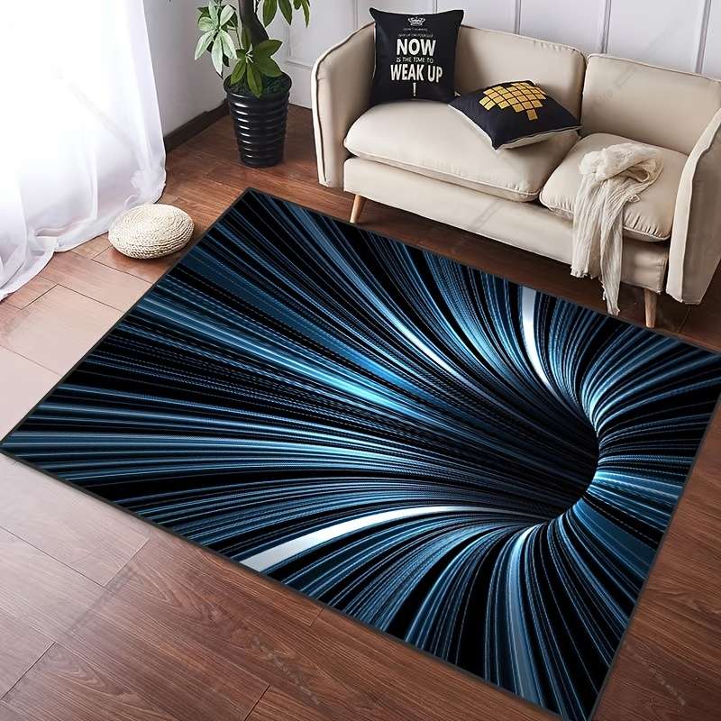 1Pc 140x200cm Spiral Floor Mat