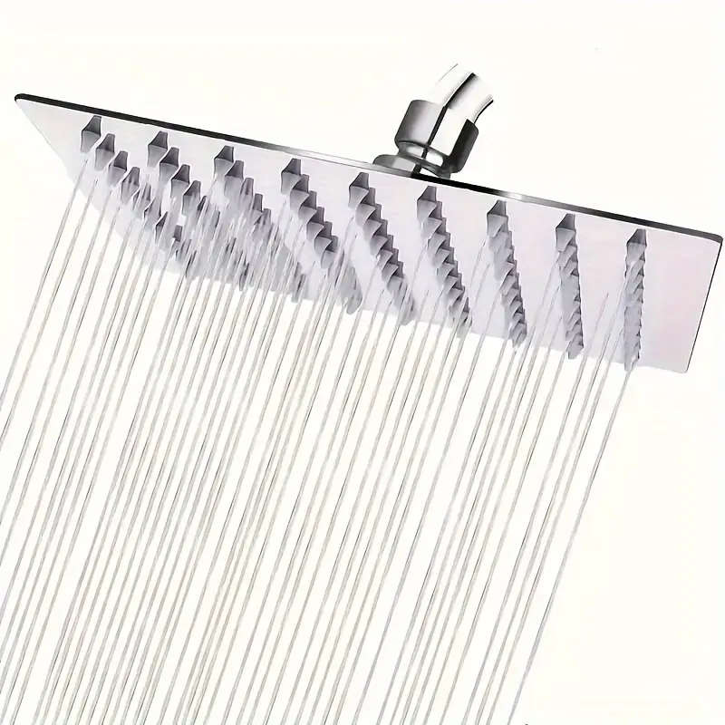 20cm Stainless Steel Square Rainfall Shower Head