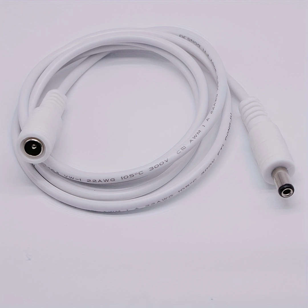 1pc 200cm CCTV 5.5x2.1mm Connector DC Power Extension Cord Extended Power Cable