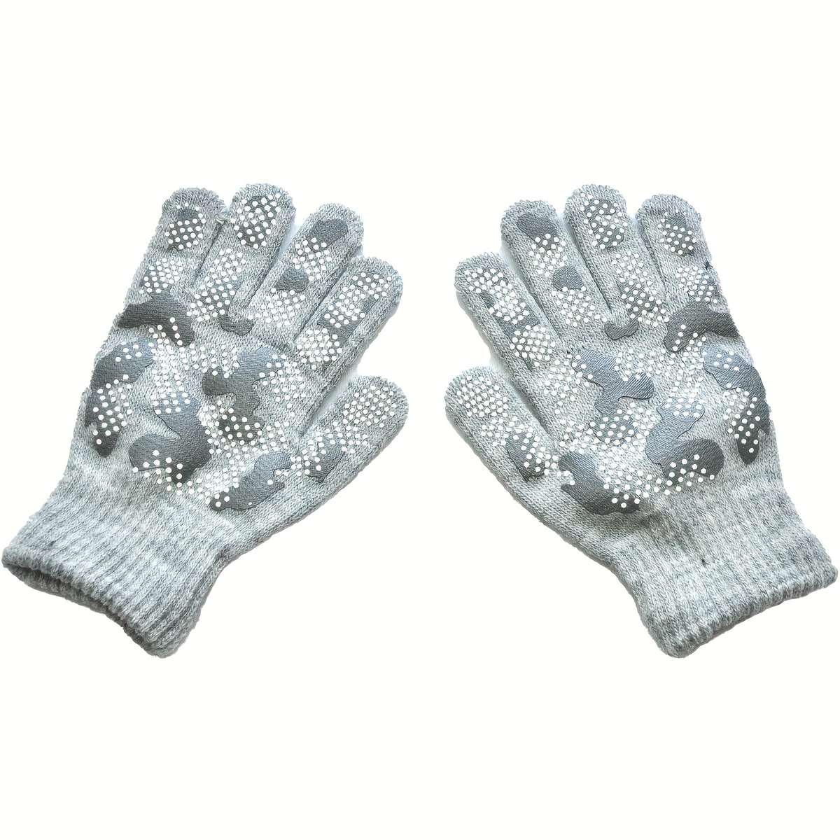 1 Pair Black Outdoor Sports Gloves