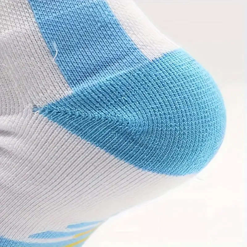 Mens Athletic Socks, Polyester Blend with Spandex
