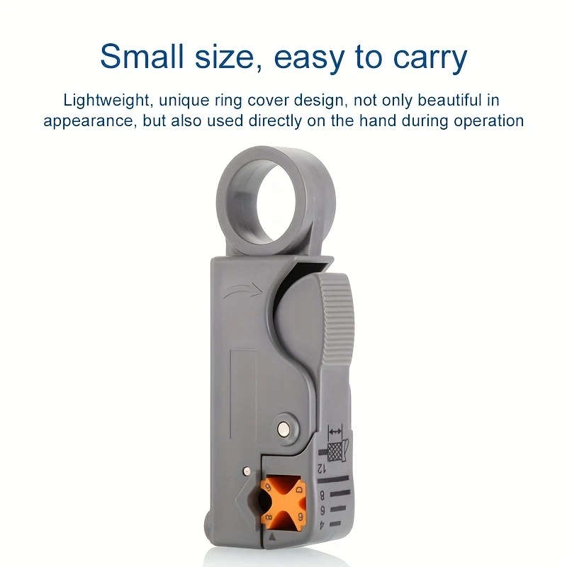 1pc Automatic Multifunctional Wire Stripper And Crimping Tool With Hex Wrench Plastic Handle Wire Cu