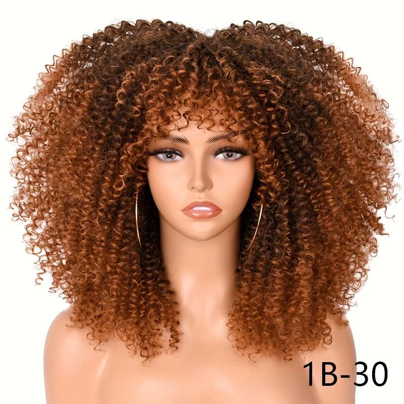 1Pc Rust 40.64cm Fashion Design Wig